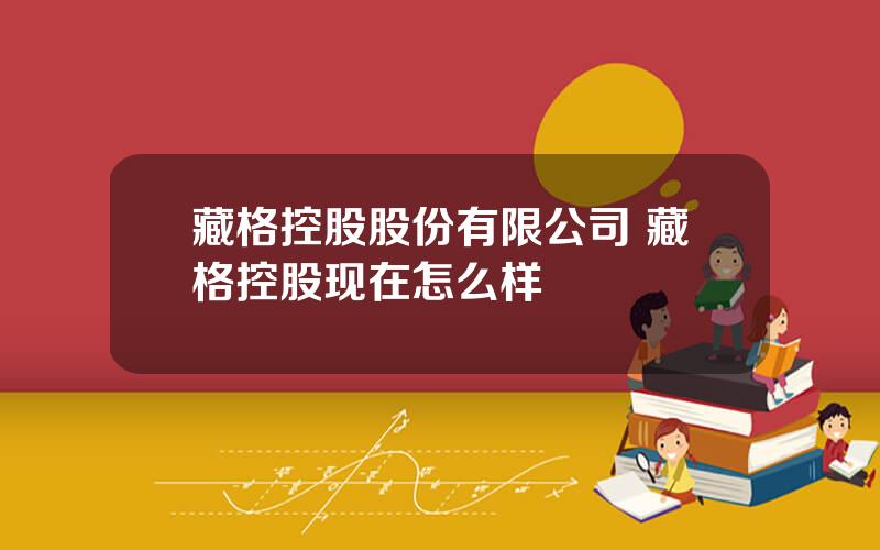 藏格控股股份有限公司 藏格控股现在怎么样